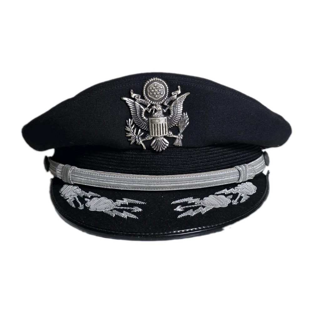 Flight Ace United States Air Force Officer's Mess Dress Visor Cap Hat Size 7